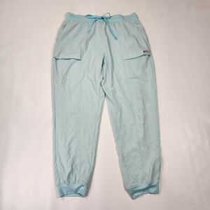 Fila Sky Blue Lined Jogger Pants With Logo